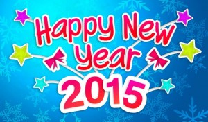 The poster of happy new year 2015 