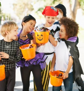 Children dressed up for halloween and enjoyed in Laurel, NJ 